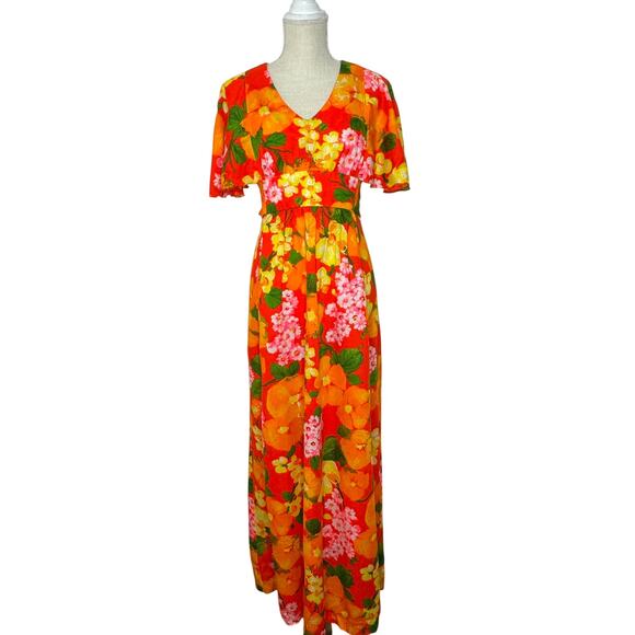 Vintage Sun Fashions of Hawaii maxi dress - Picture 1 of 12